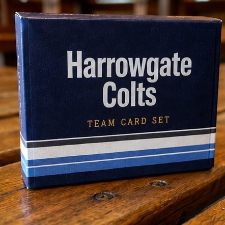 Customized trading cards for sports clubs and academies